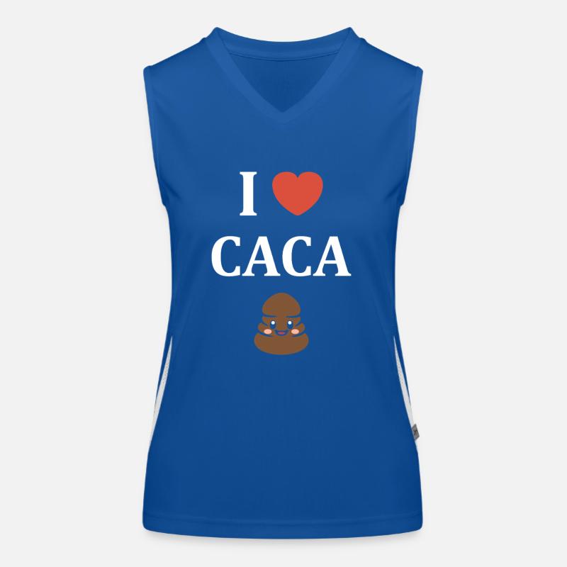 caca Débardeur respirant contrasté Femme