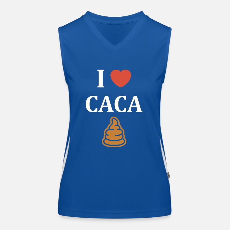 caca Débardeur respirant contrasté Femme