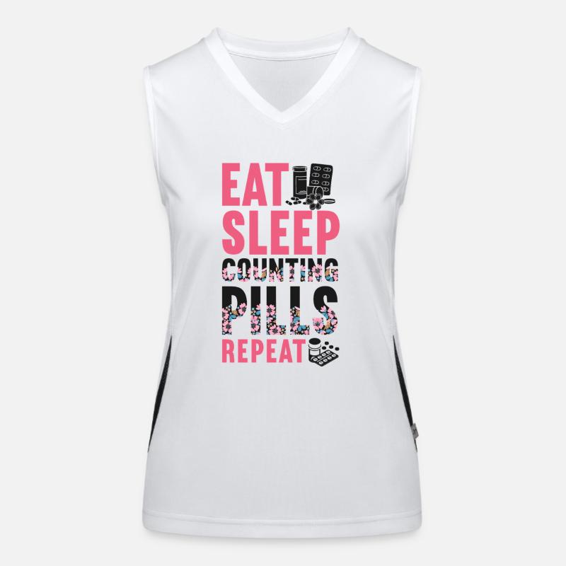 Pharmacy Tech Technician Funktionelles Kontrast-Tank Top für Frauen