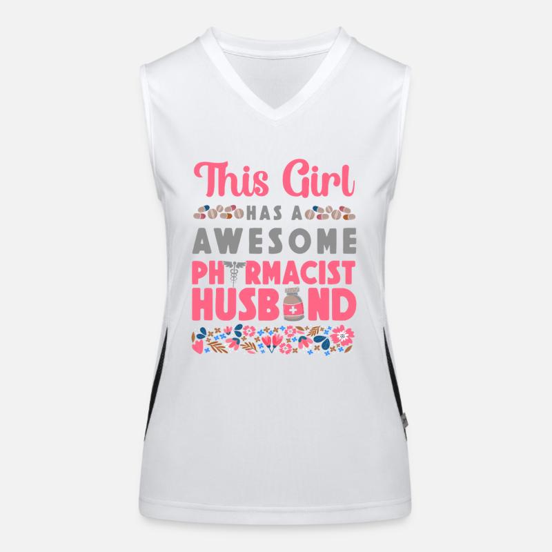 Pharmacy Tech Technician Funktionelles Kontrast-Tank Top für Frauen