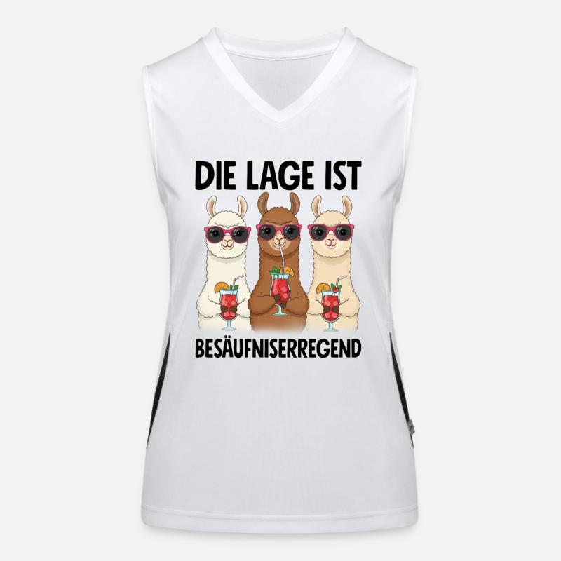 The situation is drunkenness Women's Functional Contrast Tank Top