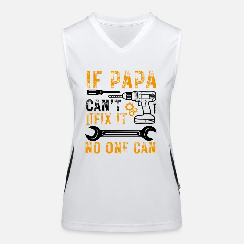 Outil de dicton de papa artisan Débardeur respirant contrasté Femme
