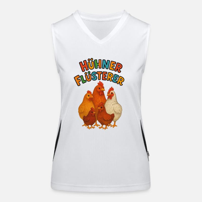 Chickens Whisperer Women's Functional Contrast Tank Top