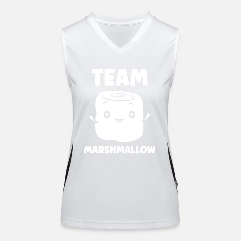 marshmallow Débardeur respirant contrasté Femme