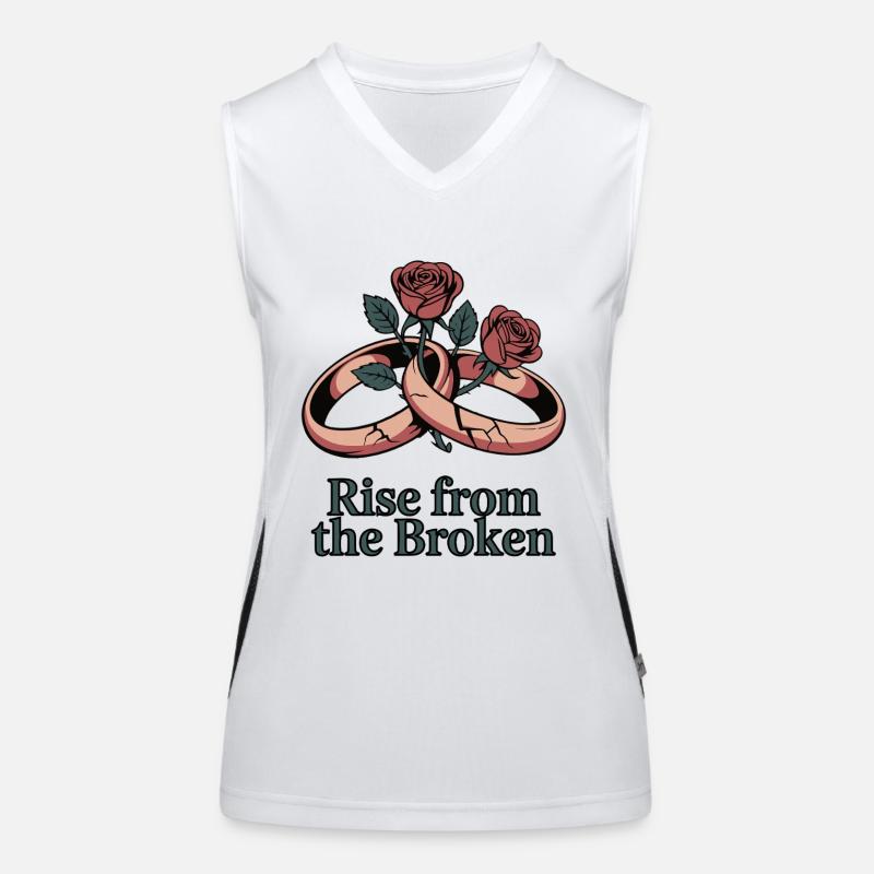 RISE FROM THE BROKEN Women's Functional Contrast Tank Top