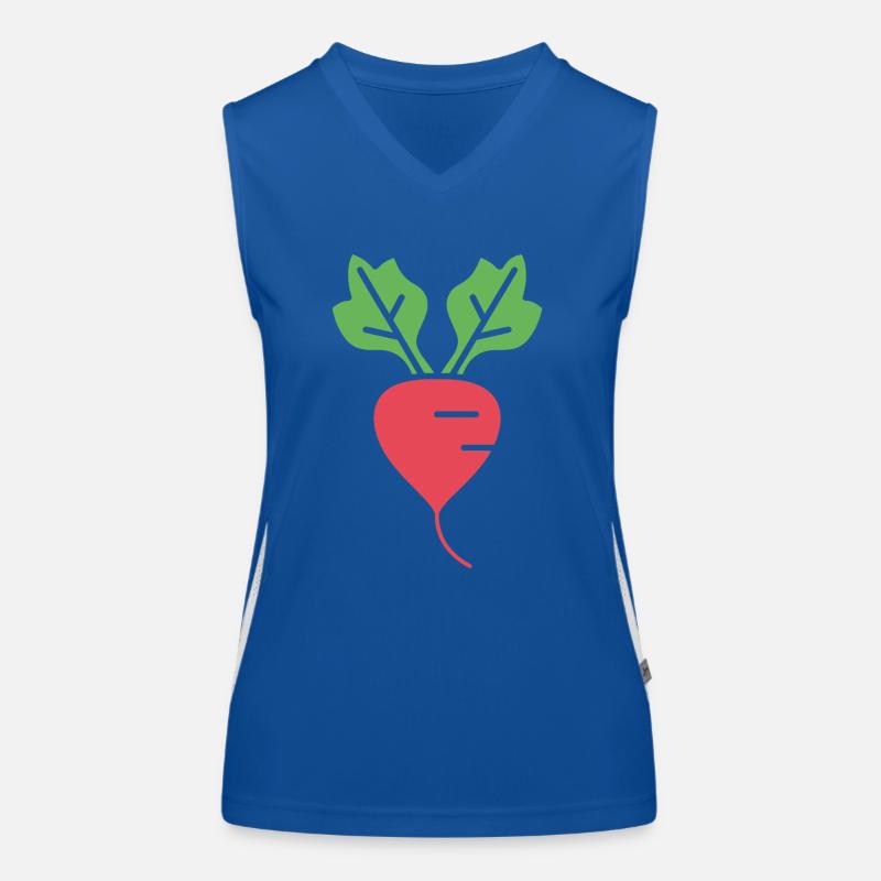 Radieschen Funktionelles Kontrast-Tank Top für Frauen