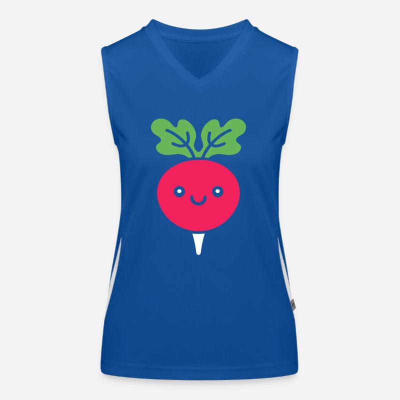 Radieschen Funktionelles Kontrast-Tank Top für Frauen