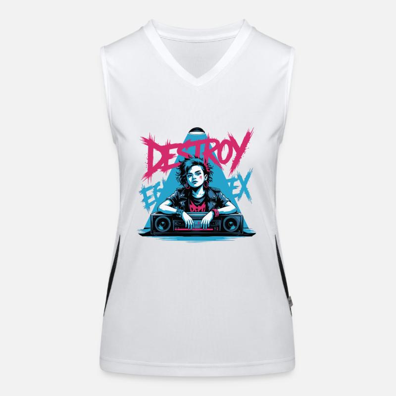 SYSTEM ZERSTÖREN Funktionelles Kontrast-Tank Top für Frauen