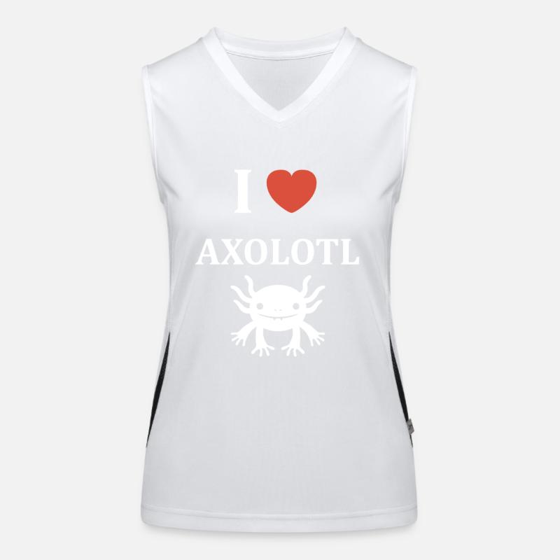 Axolotl Funktionelles Kontrast-Tank Top für Frauen