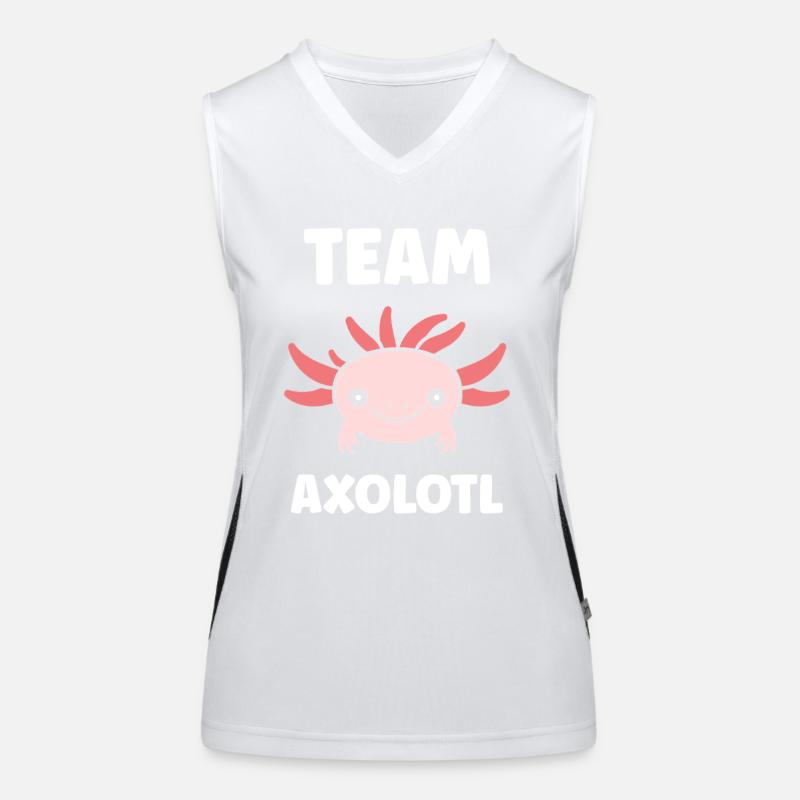 Axolotl Funktionelles Kontrast-Tank Top für Frauen