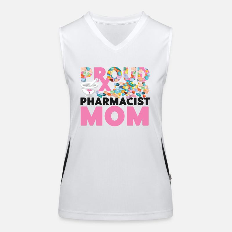 Pharmacy Tech Technician Funktionelles Kontrast-Tank Top für Frauen
