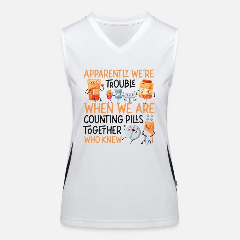 Pharmacy Tech Technician Women's Functional Contrast Tank Top