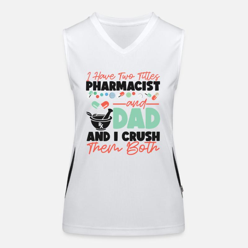 Pharmacy Tech Technician Women's Functional Contrast Tank Top