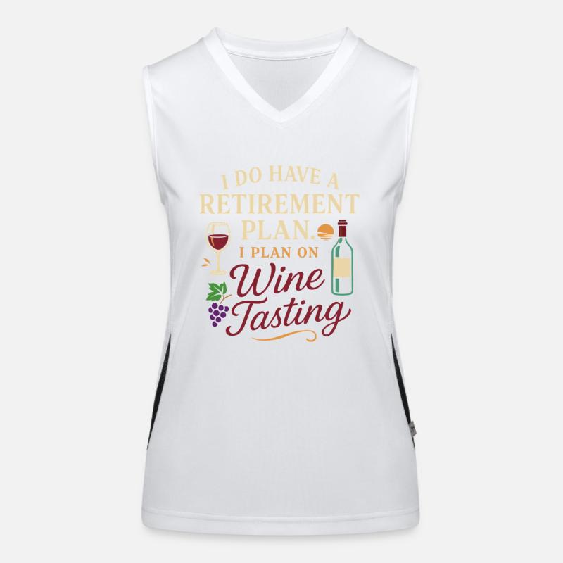 Ich habe einen Ruhestandsplan. Ich plane eine Funktionelles Kontrast-Tank Top für Frauen