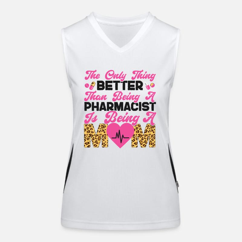Pharmacy Tech Technician Funktionelles Kontrast-Tank Top für Frauen