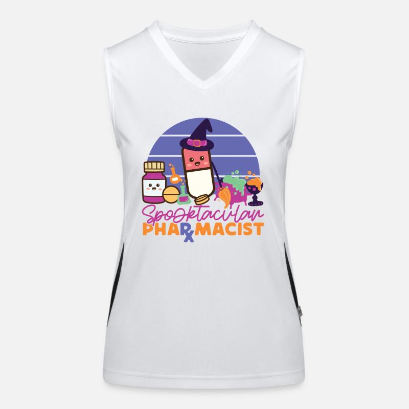 Pharmacy Tech Technician Funktionelles Kontrast-Tank Top für Frauen