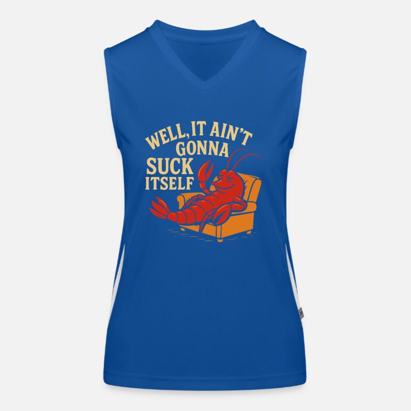 Es wird sich nicht von selbst saugen Funktionelles Kontrast-Tank Top für Frauen