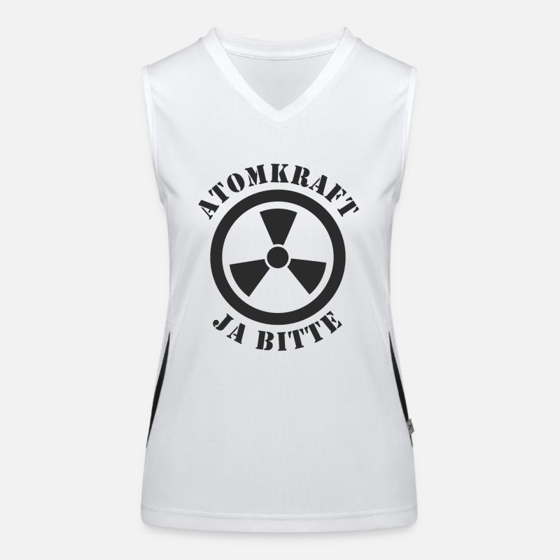 Atomkraft, Ja bitte Funktionelles Kontrast-Tank Top für Frauen