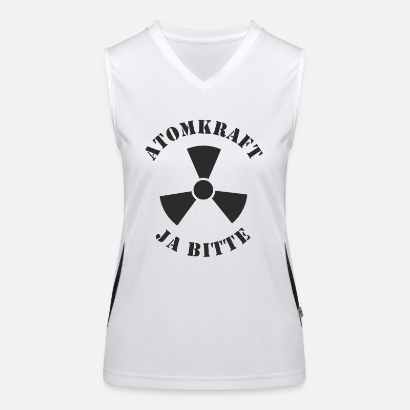 Atomkraft, Ja bitte Funktionelles Kontrast-Tank Top für Frauen