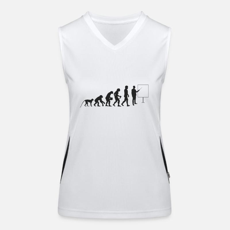 Teacher evolution Women's Functional Contrast Tank Top