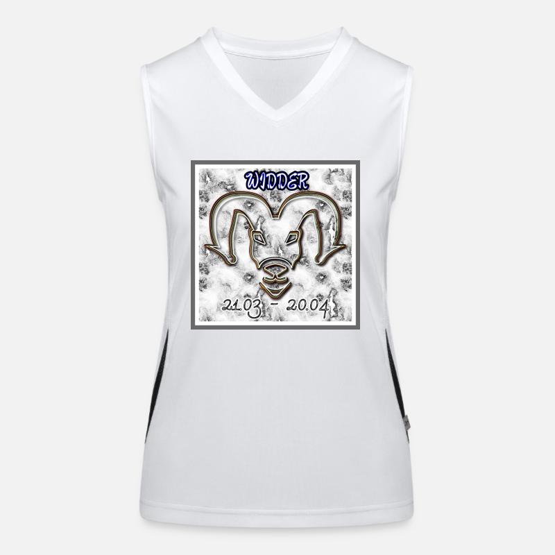 Sternzeichen Widder - Abbild - 2023 Funktionelles Kontrast-Tank Top für Frauen