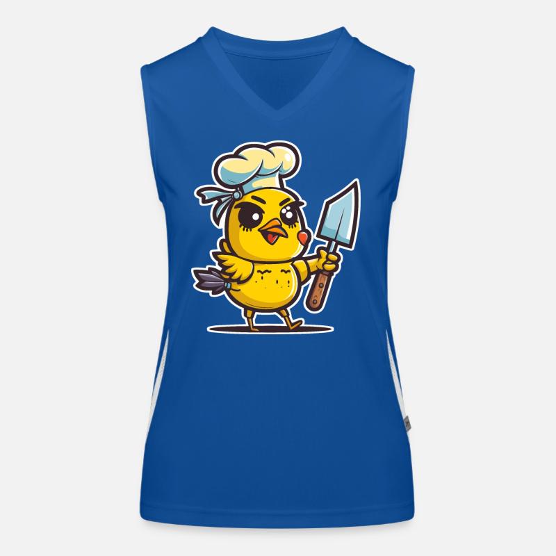 Feathered Cuisine Women's Functional Contrast Tank Top