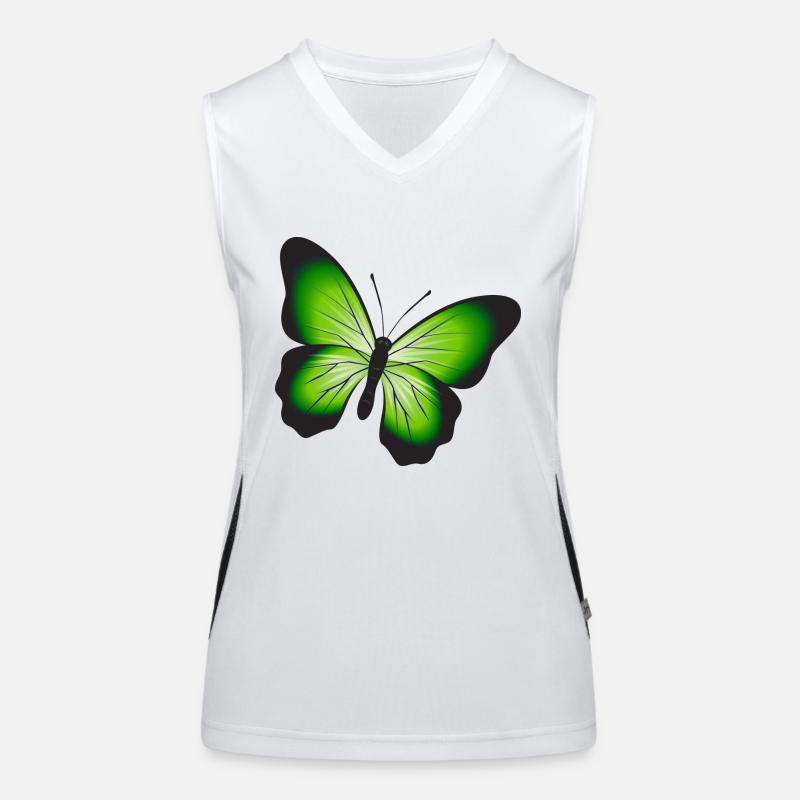 A beautiful butterfly Women's Functional Contrast Tank Top