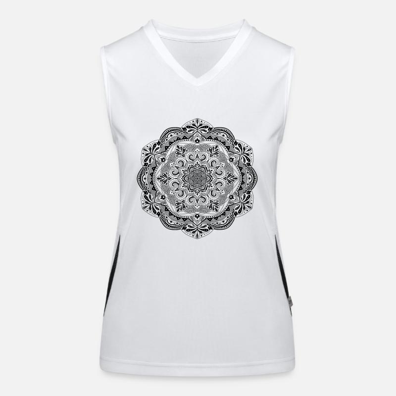 Mandala Débardeur respirant contrasté Femme