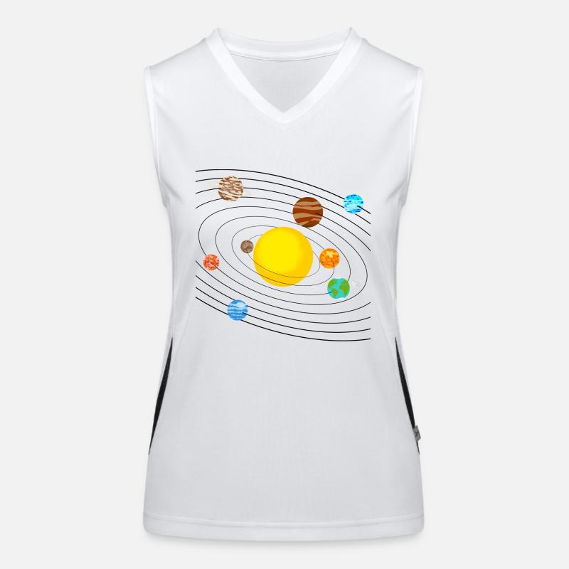 solar system Women's Functional Contrast Tank Top