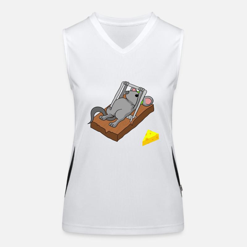Mousetrap Mouse Mousetrap Mouse Women's Functional Contrast Tank Top