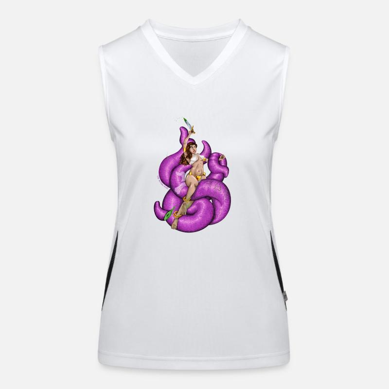 Tentacles! Women's Functional Contrast Tank Top