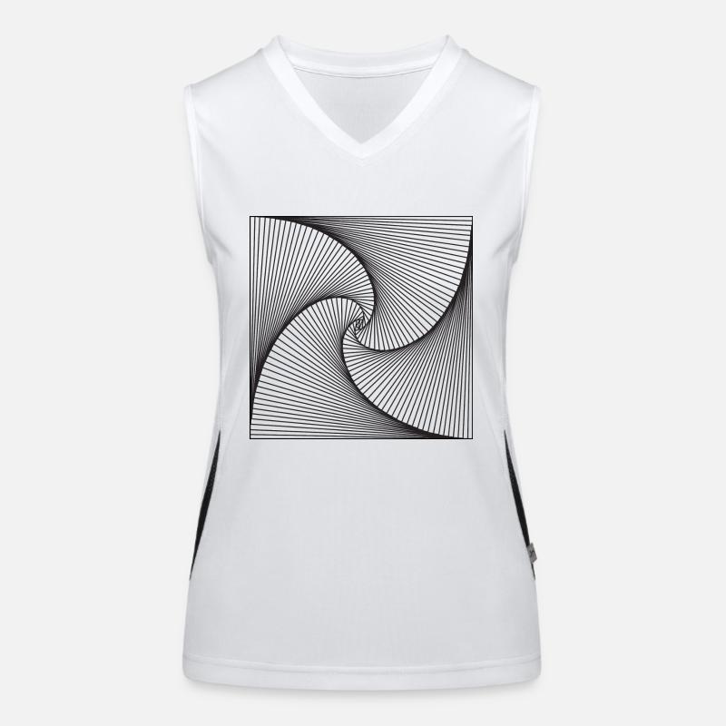 Geometry design Women's Functional Contrast Tank Top