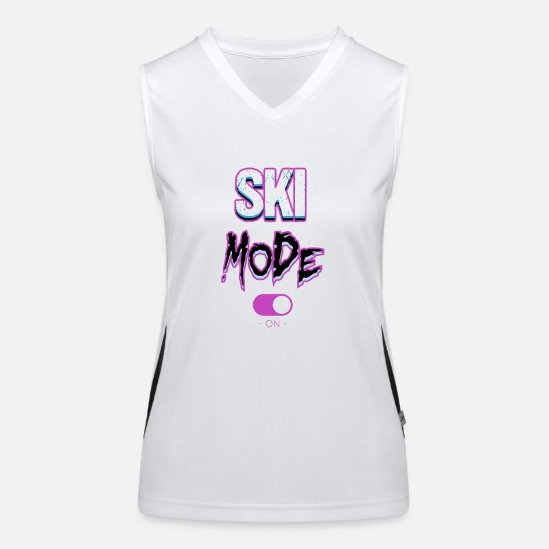 Ski mode-on Women's Functional Contrast Tank Top