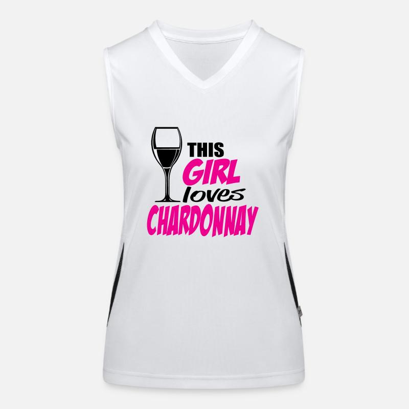 Chardonnay Débardeur respirant contrasté Femme