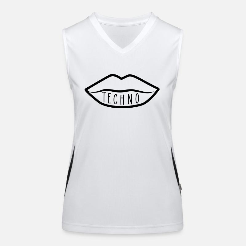 Techno Débardeur respirant contrasté Femme