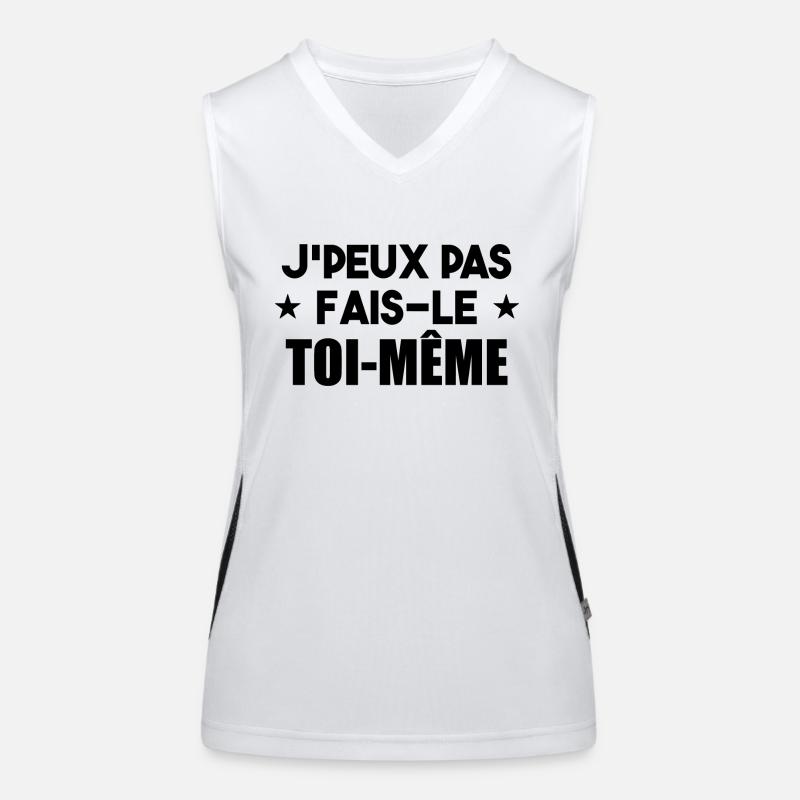 j'peux pas fais-le toi-même Débardeur respirant contrasté Femme