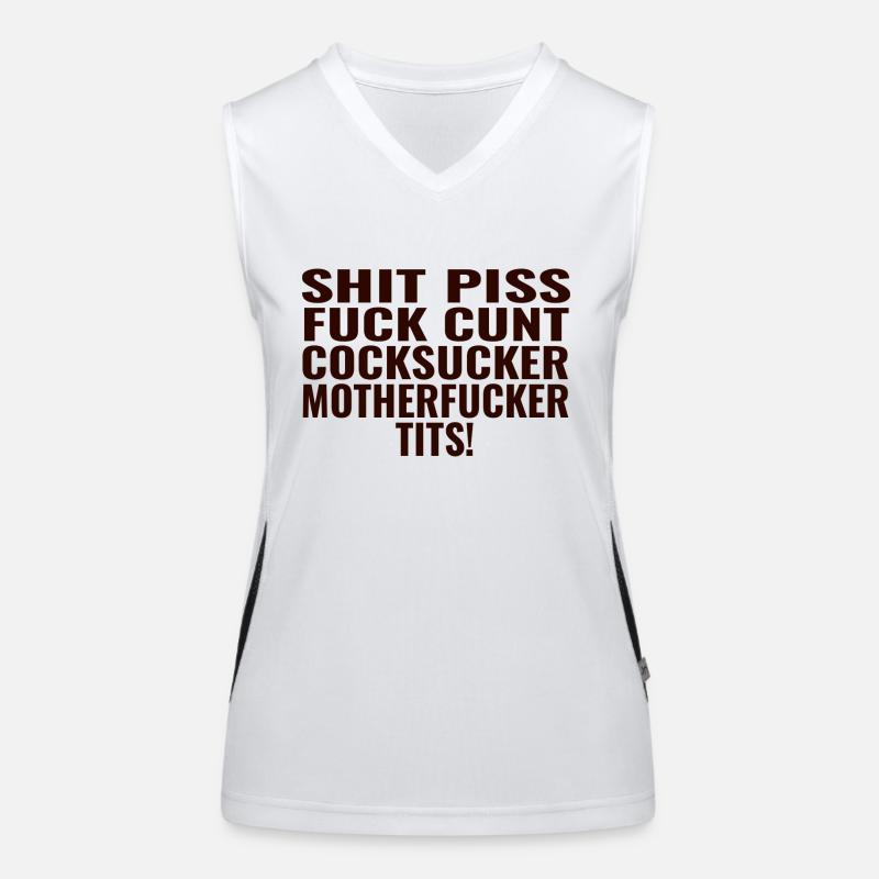 Mots interdits Débardeur respirant contrasté Femme