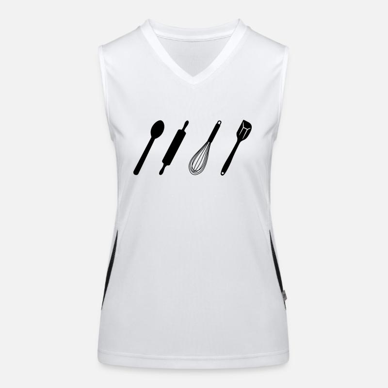 Outils de cuisson Débardeur respirant contrasté Femme