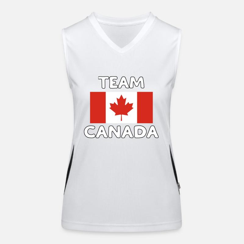 TEAM CANADA Women's Functional Contrast Tank Top