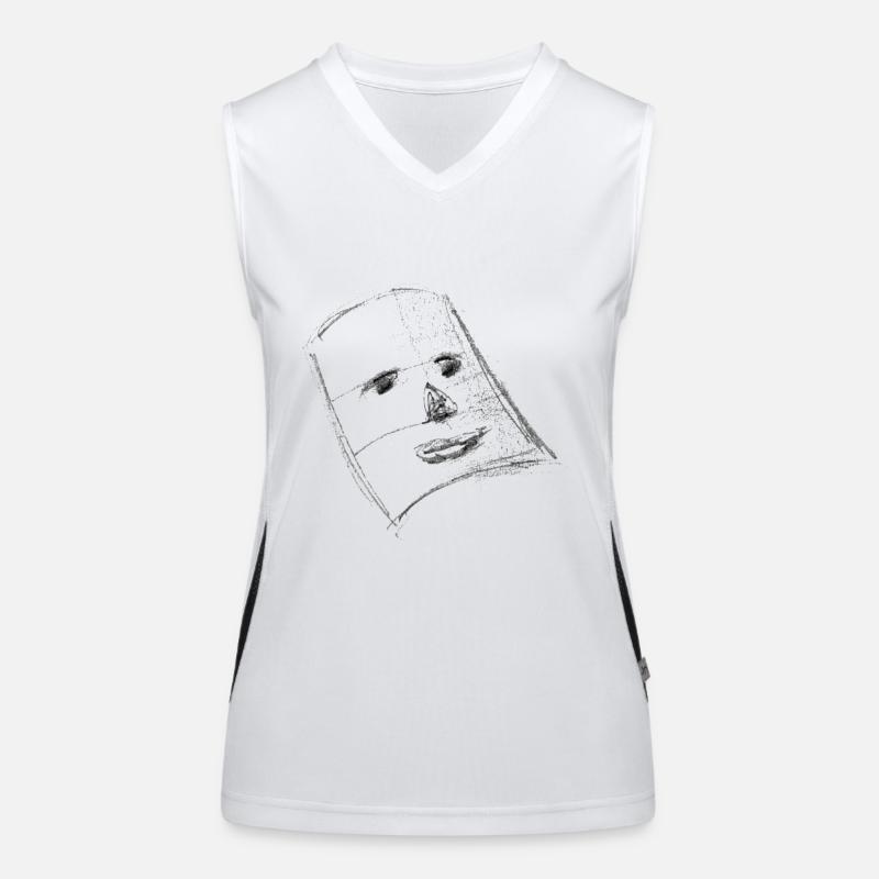 Mask for Bright Women's Functional Contrast Tank Top