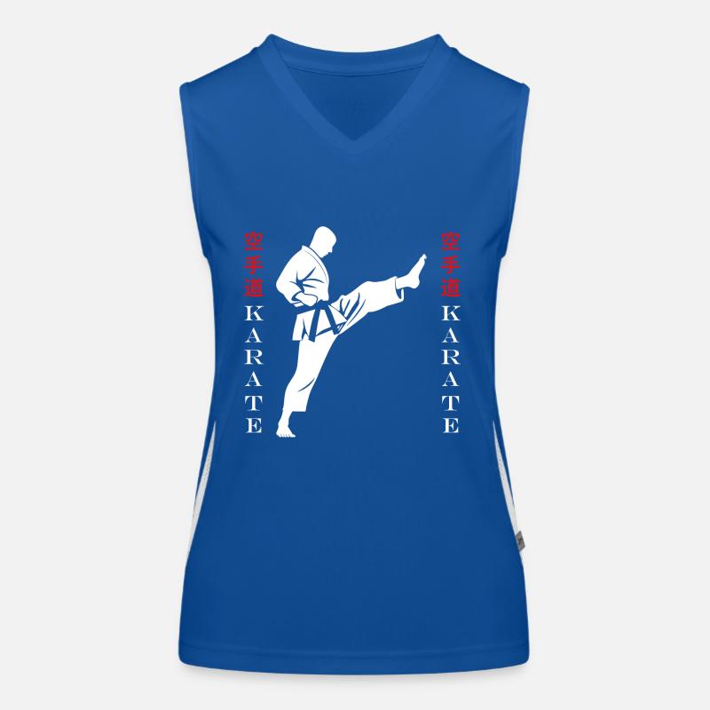 karate Débardeur respirant contrasté Femme