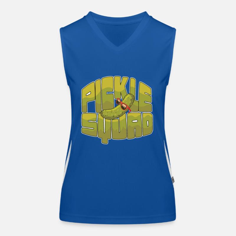 Emotional Support Pickle Supportive Friend Women's Functional Contrast Tank Top