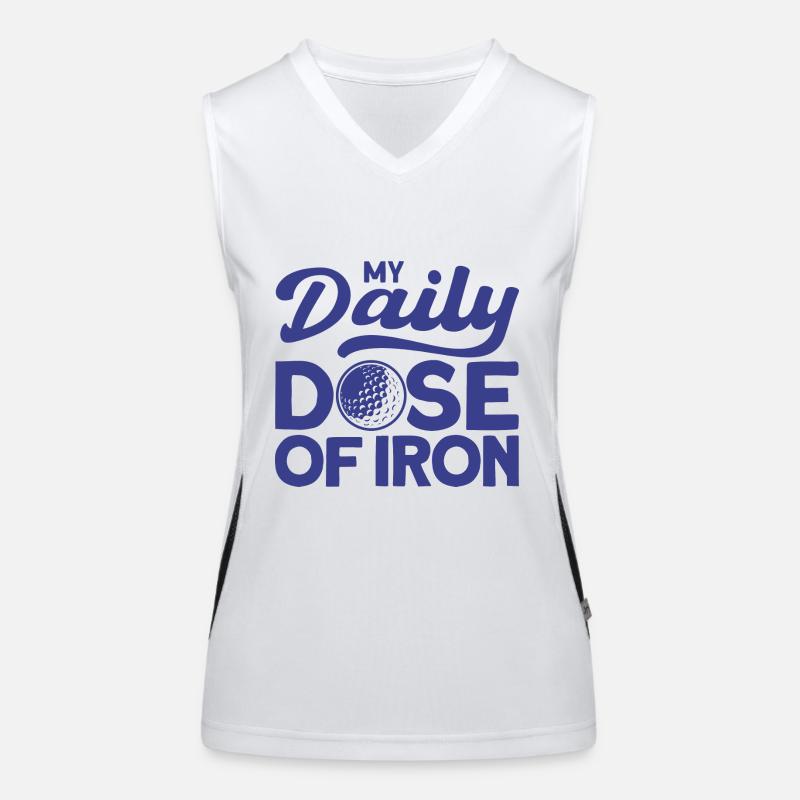Golfplatz Golfen Golfer Geschenk Funktionelles Kontrast-Tank Top für Frauen