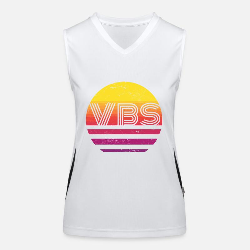 VBS Crew Vacation Bible School Squad Bible Study Débardeur respirant contrasté Femme