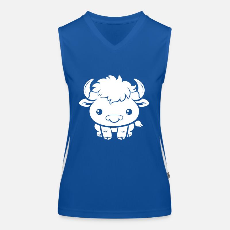 Büffel Funktionelles Kontrast-Tank Top für Frauen