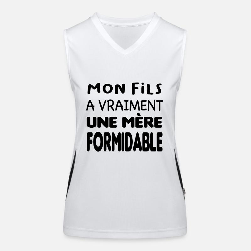 Mère formidable Débardeur respirant contrasté Femme