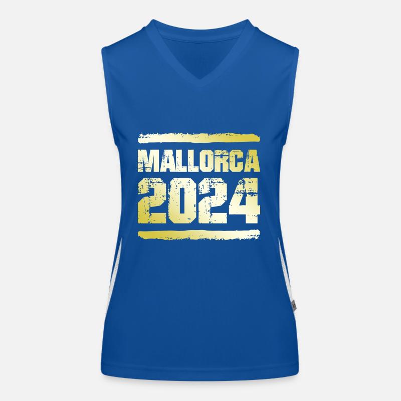 Majorque 2024 Or Débardeur respirant contrasté Femme