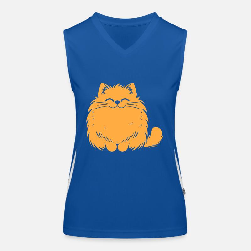 Chat persan Débardeur respirant contrasté Femme