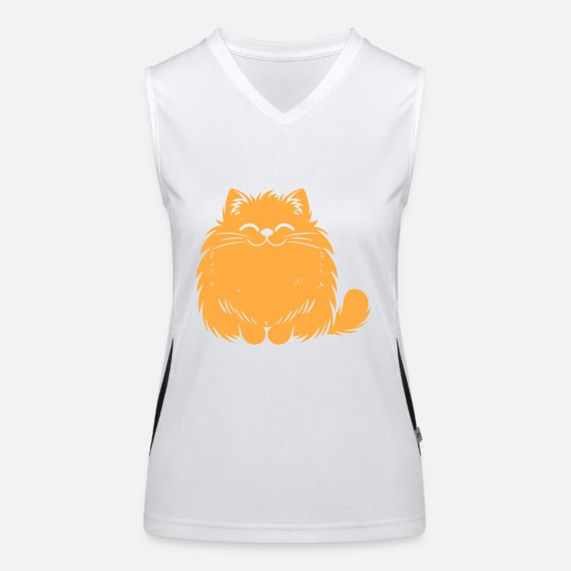 Chat persan Débardeur respirant contrasté Femme