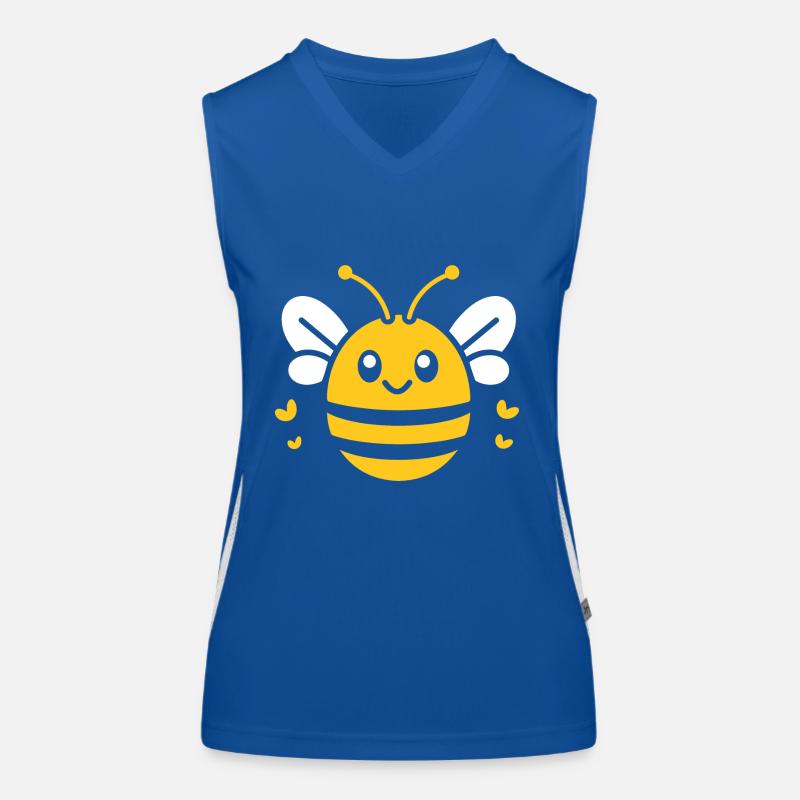 Biene Funktionelles Kontrast-Tank Top für Frauen